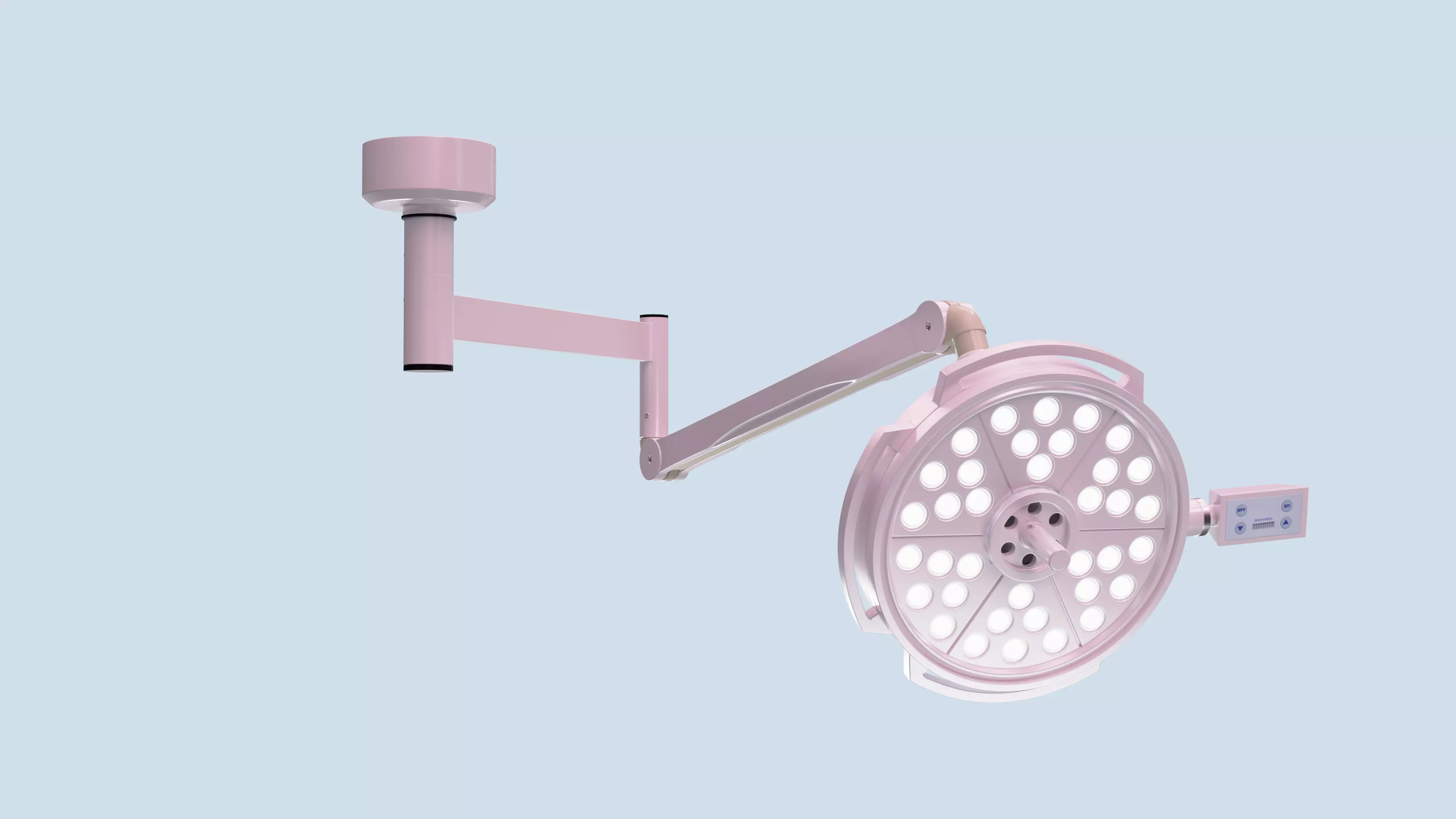 Surgical lighting 3D model_0