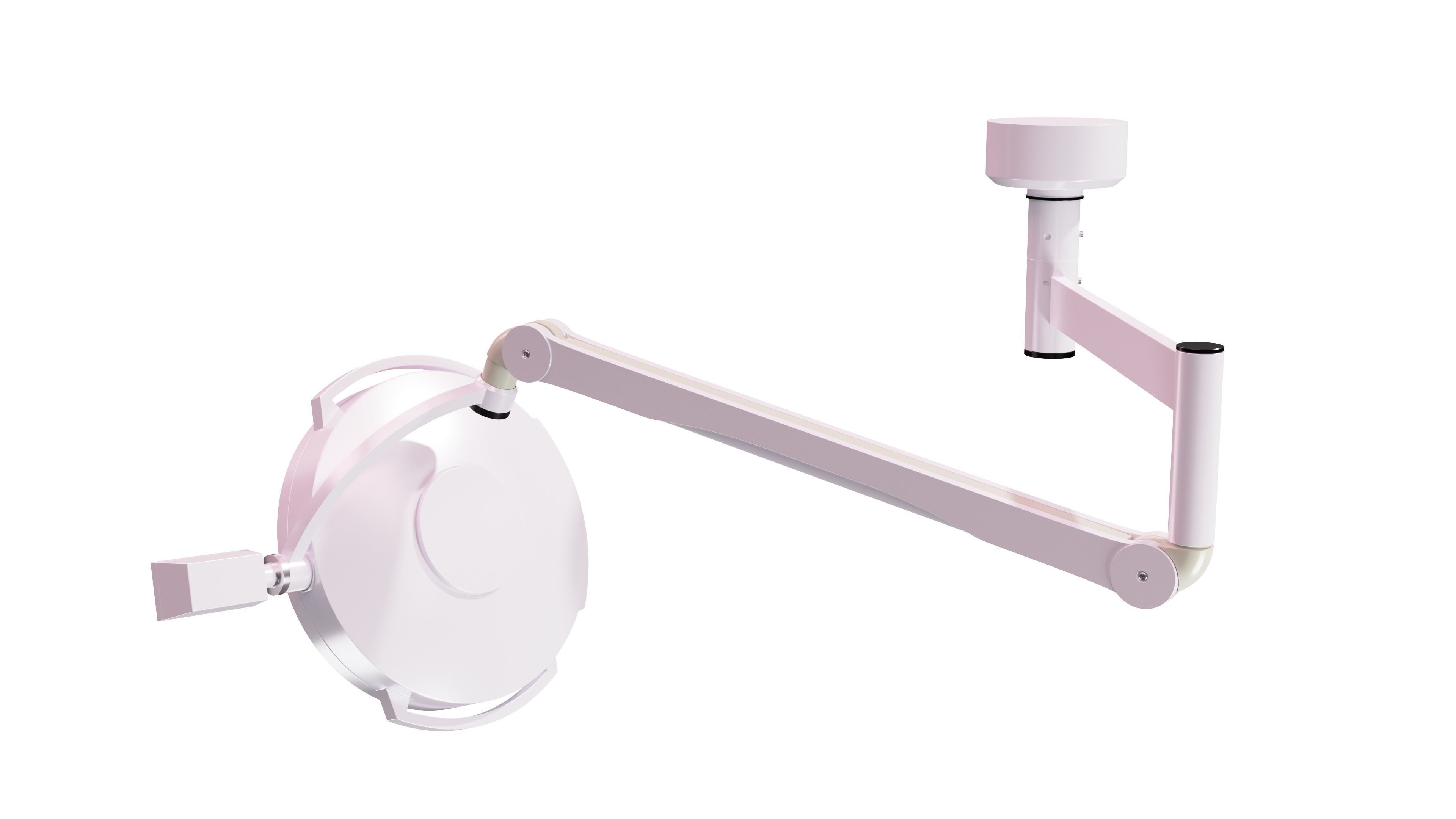 Surgical lighting 3D model_5