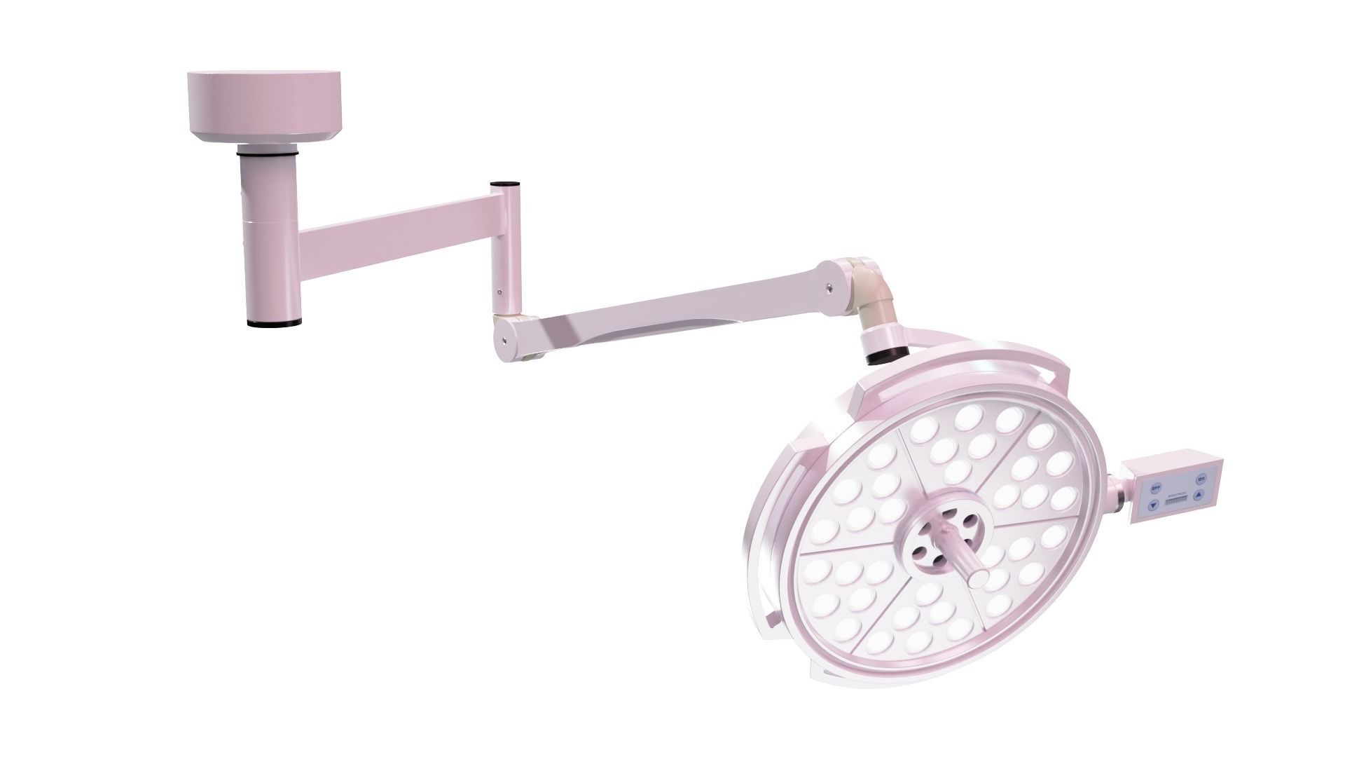 Surgical lighting 3D model_4