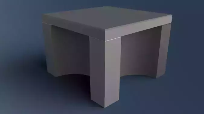 Scandinavian style coffee table