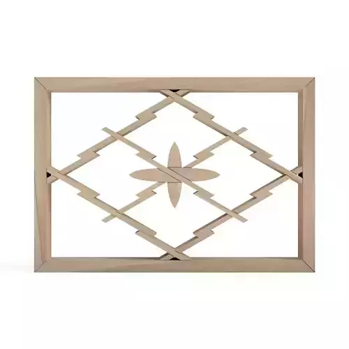 Matsukawakagero wooden frame with design