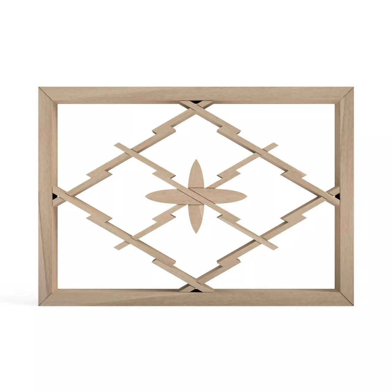 Matsukawakagero wooden frame with design 3D print model_0