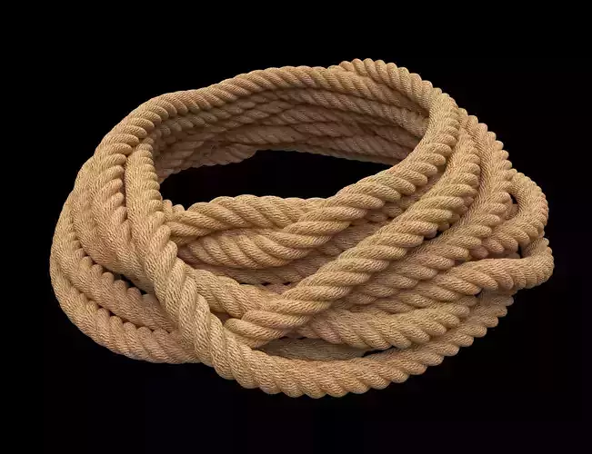 Rope Pile 3D model
