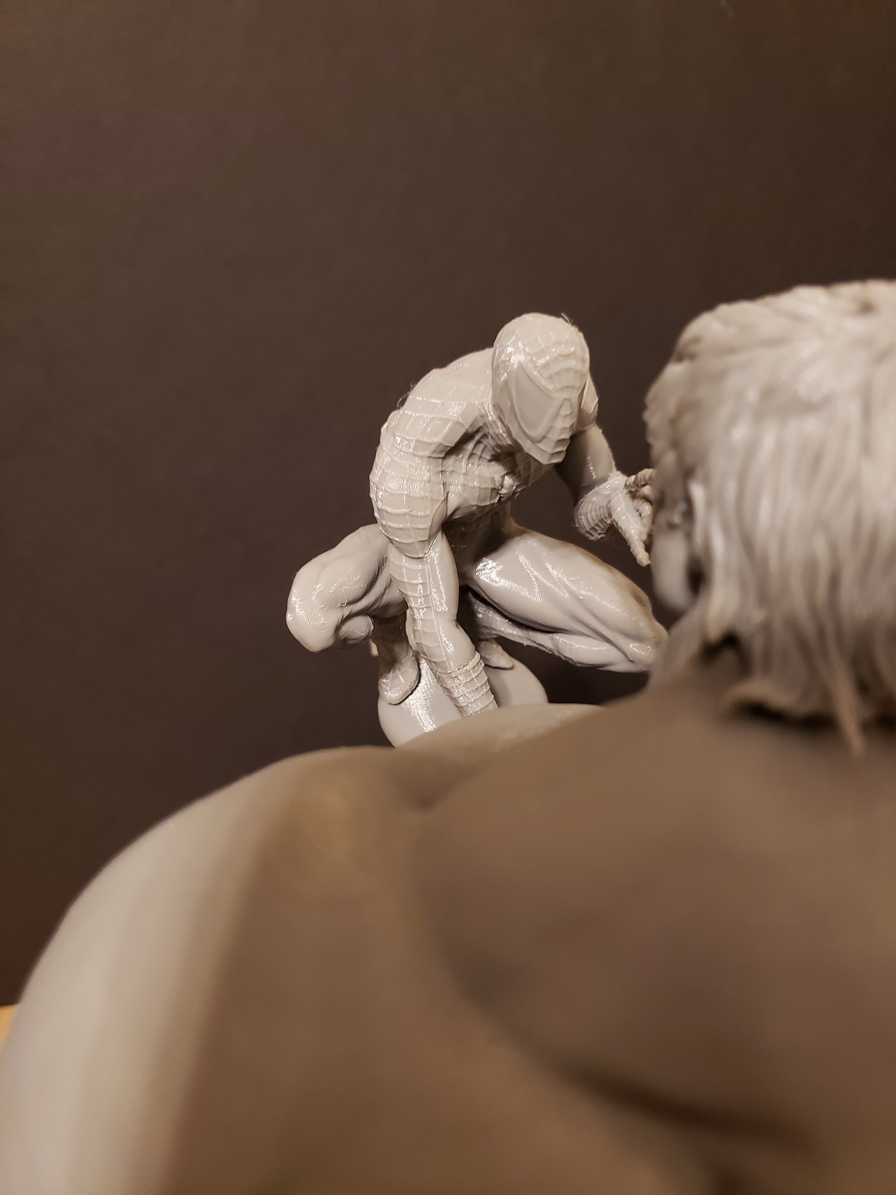 Fan Art - Hulk and Spider Man Diorama 3D print model_8