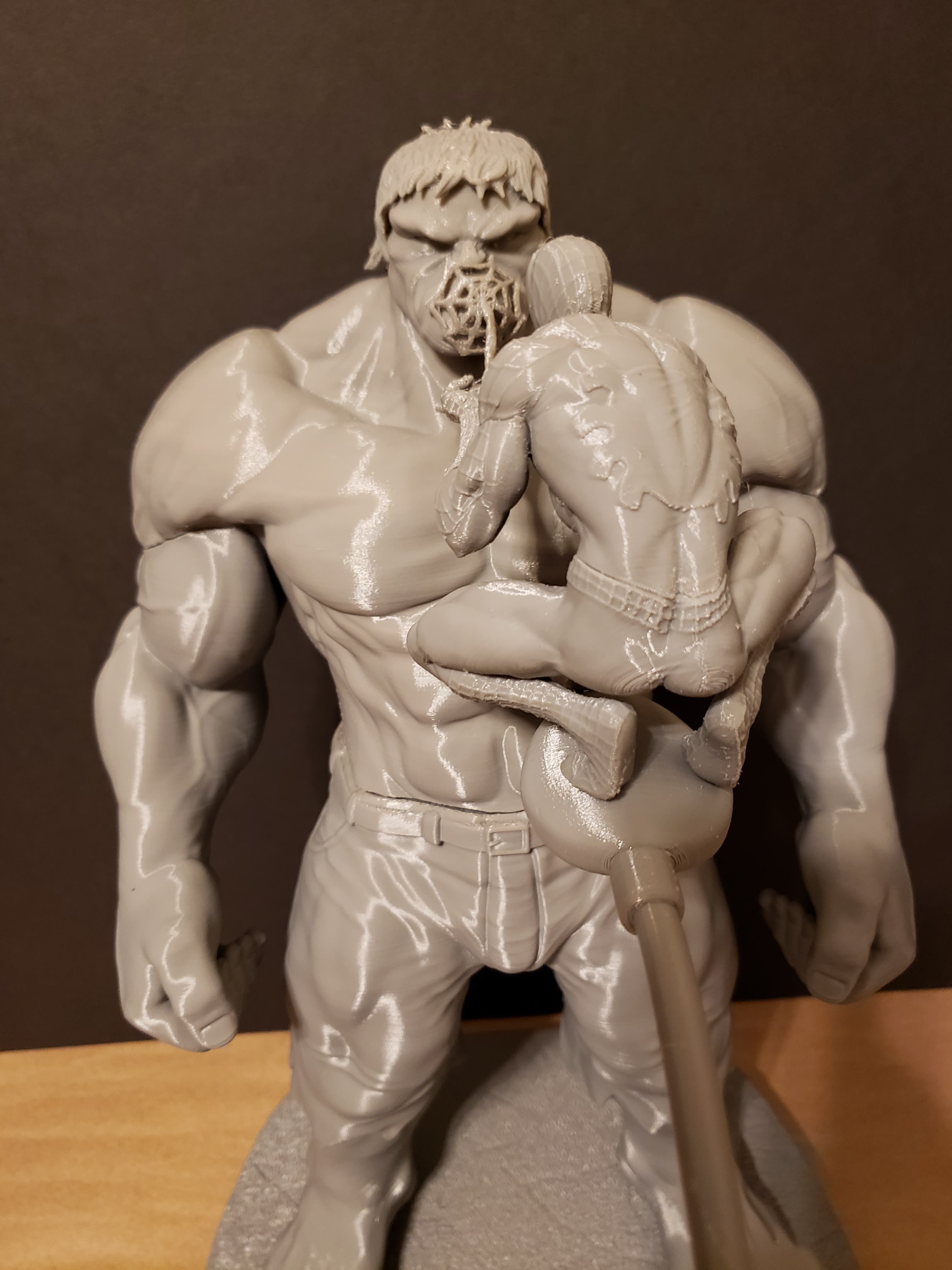 Fan Art - Hulk and Spider Man Diorama 3D print model_6