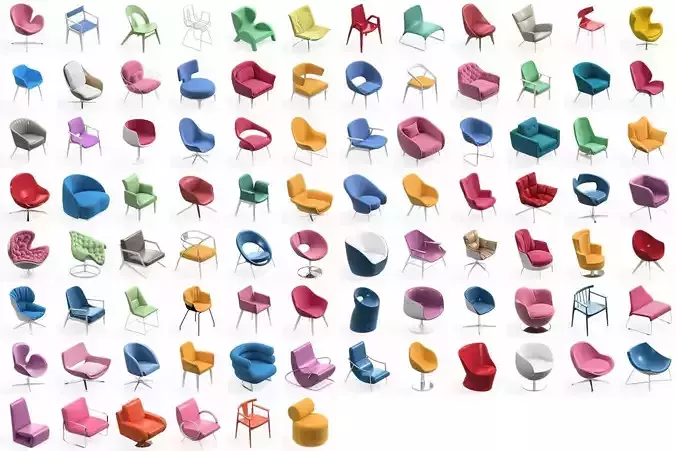 Armchair Modern Collection 90x 