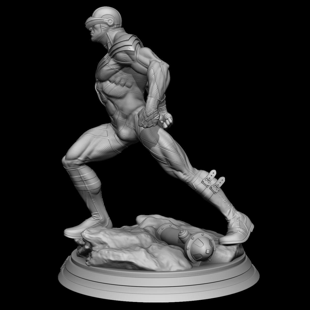 Fan Art - Phoenix Force Cyclops 3D print model_13