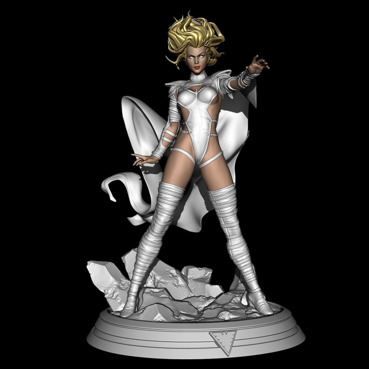 Fan Art - Phoenix Force Emma Frost 3D print model_10