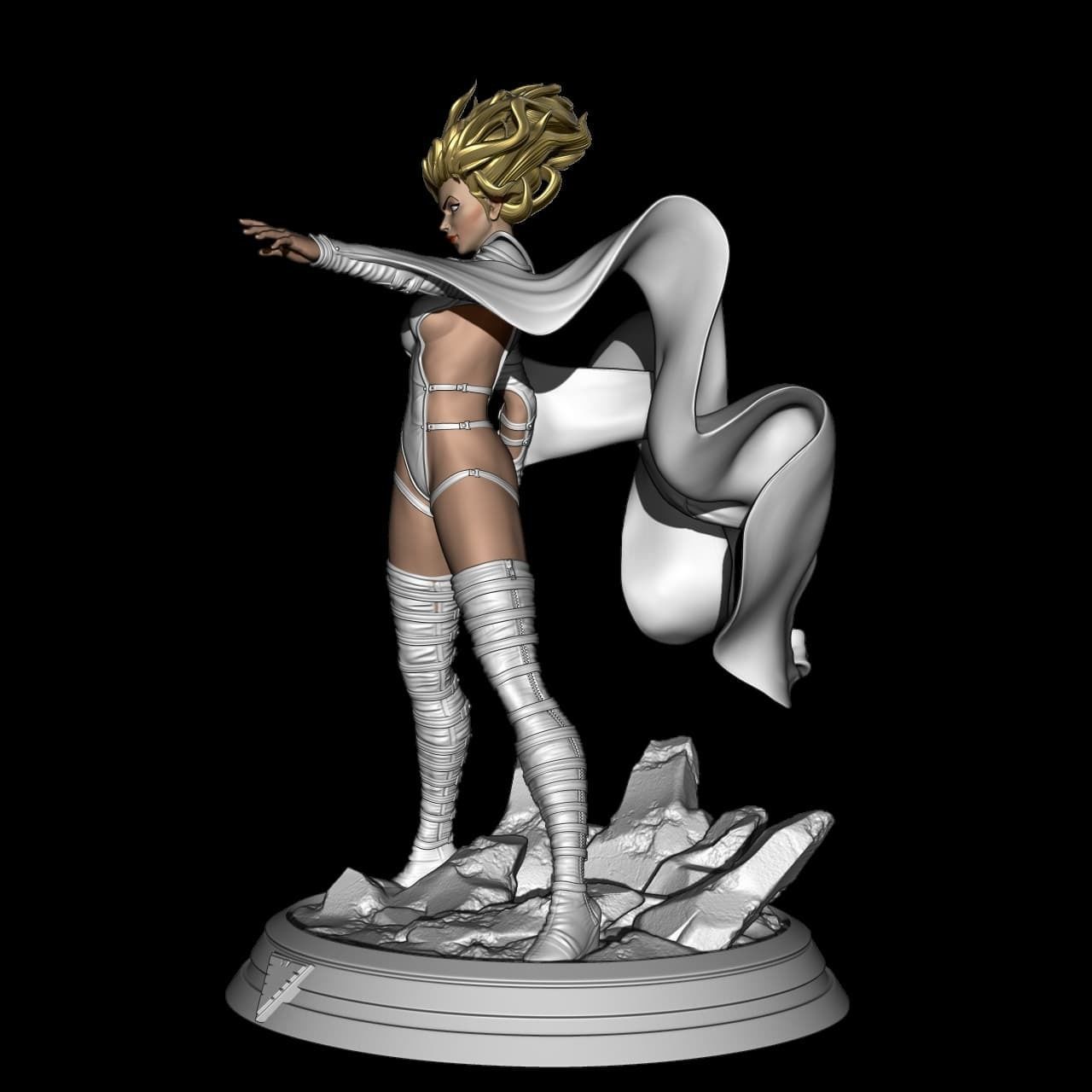 Fan Art - Phoenix Force Emma Frost 3D print model_9