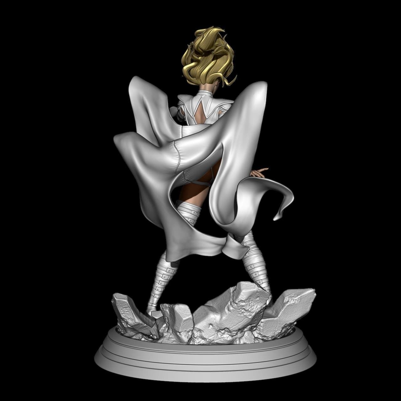 Fan Art - Phoenix Force Emma Frost 3D print model_5