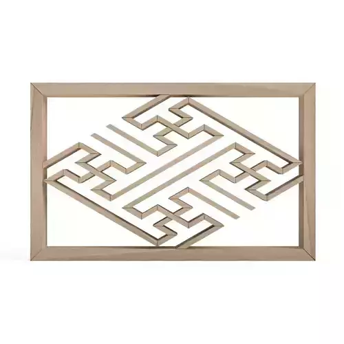 Sayagata taiwanese geometric wall art