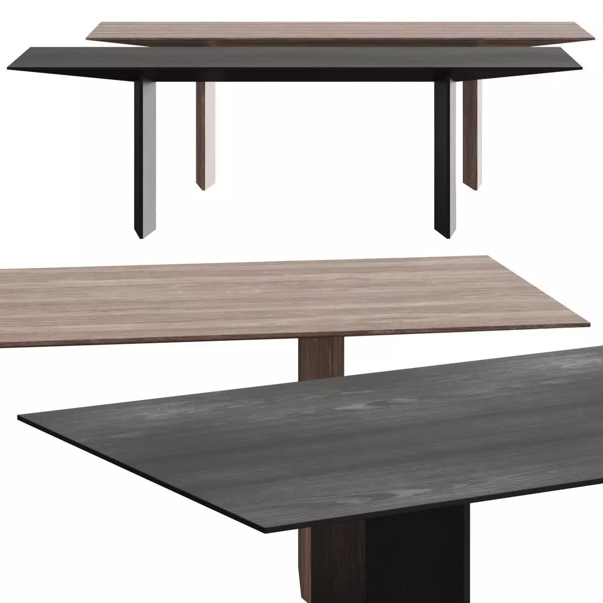 Albedo Praia Dining Set 3D model_0