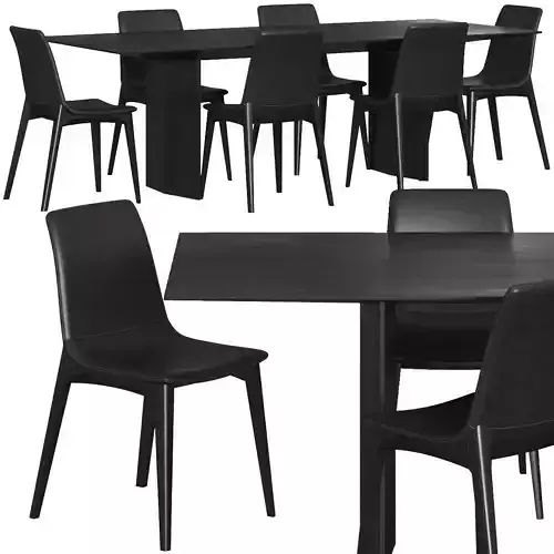 Albedo Unique Chair and Praia Dining Set