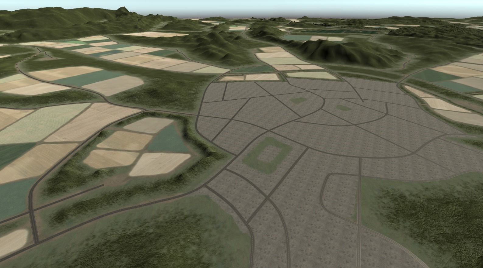 Overflight Landscape - Basic Version 3D model_8