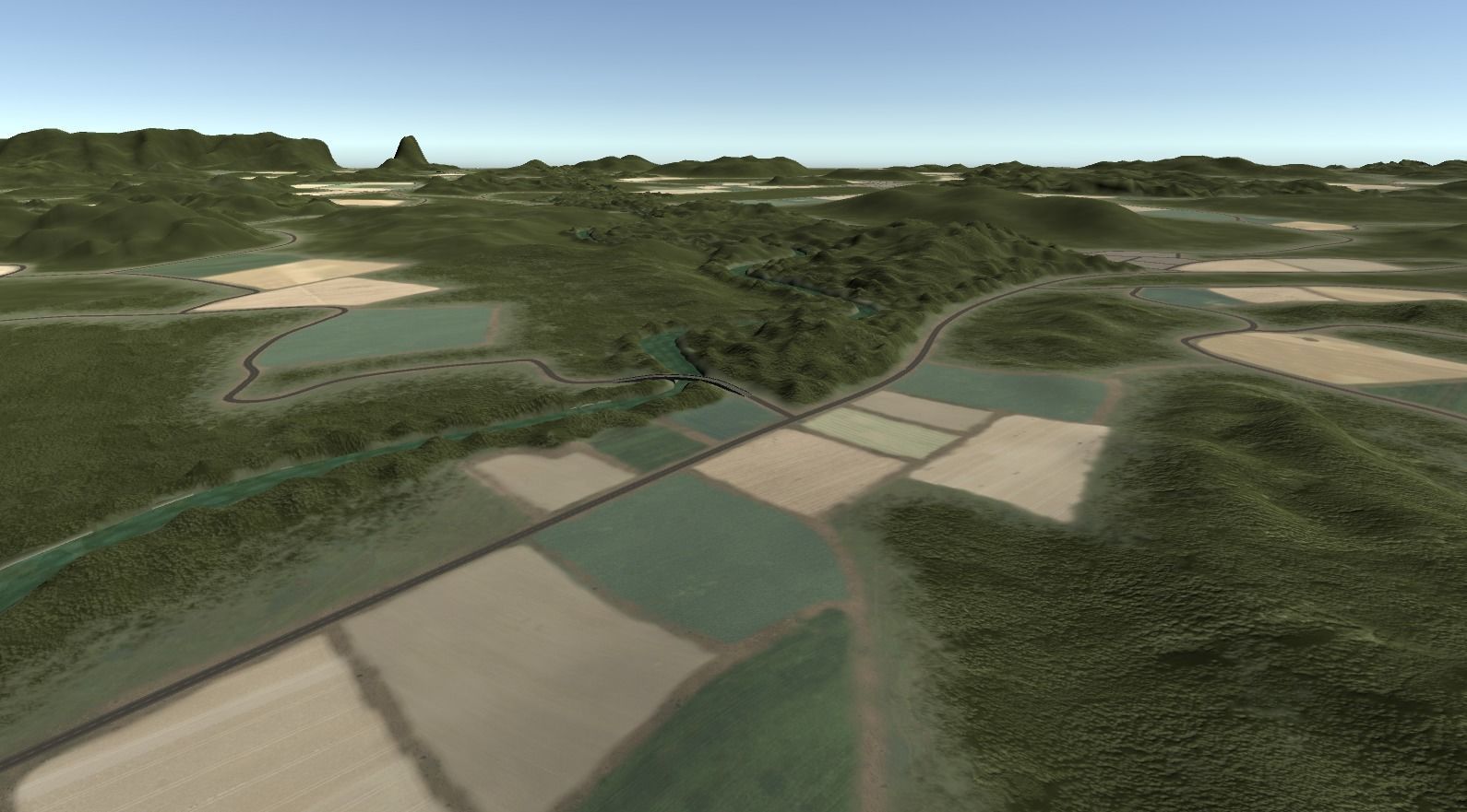 Overflight Landscape - Basic Version 3D model_2
