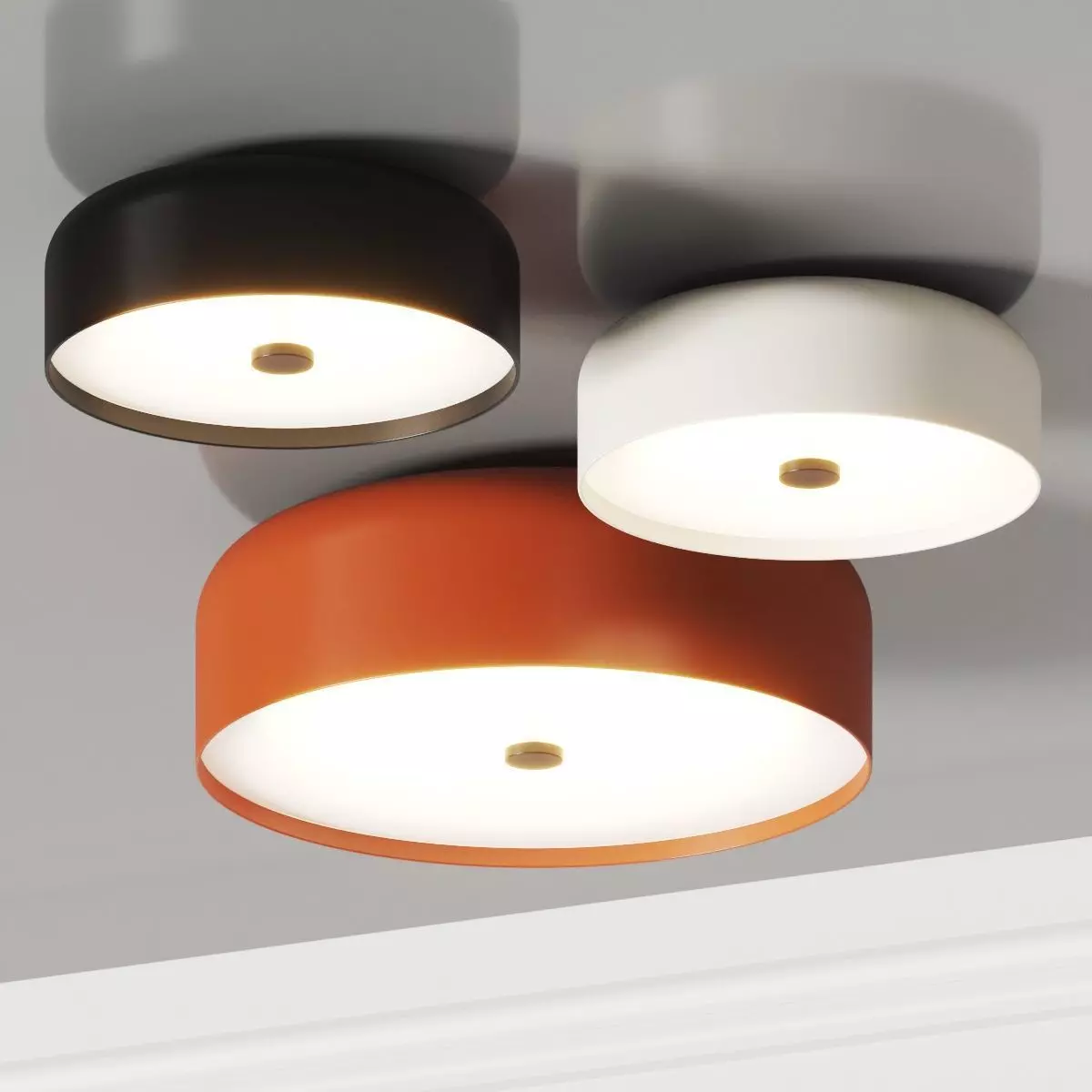 Vertigo Bird Kat Ceiling Lamps 3D model_0