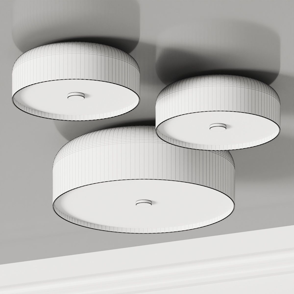 Vertigo Bird Kat Ceiling Lamps 3D model_1