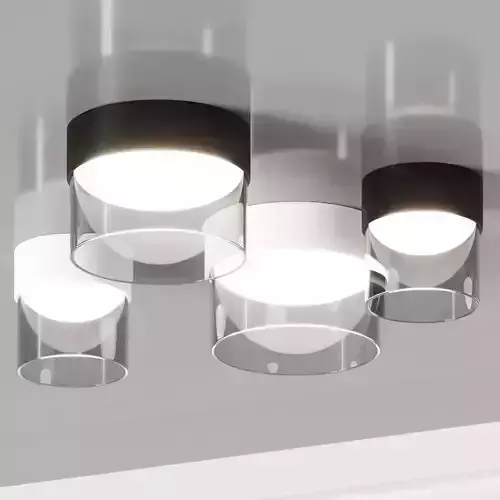 Linea Light Group Crumb Ceiling Lamps 3D model