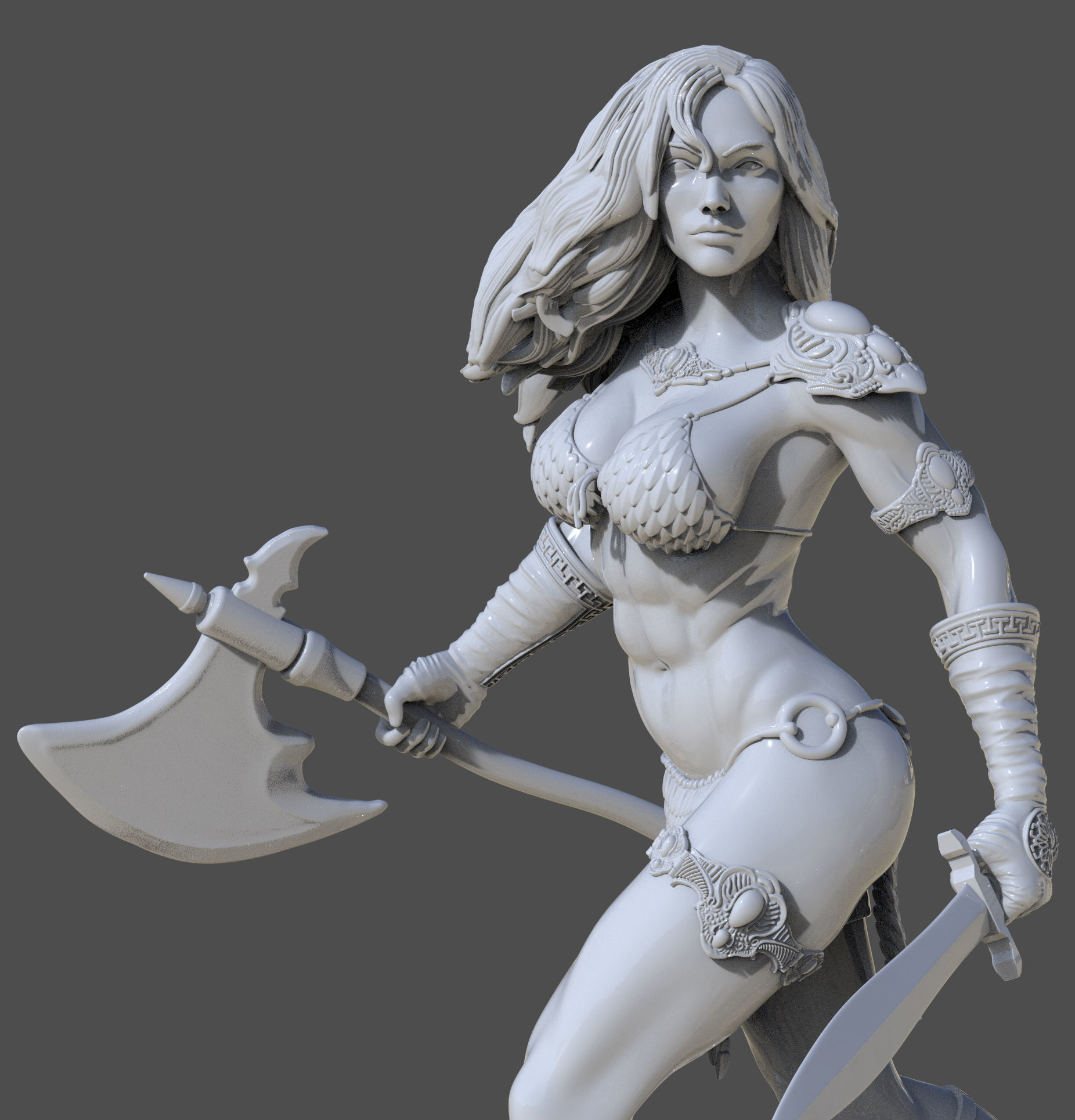 Fan Art - Red Sonja 3D print model_4