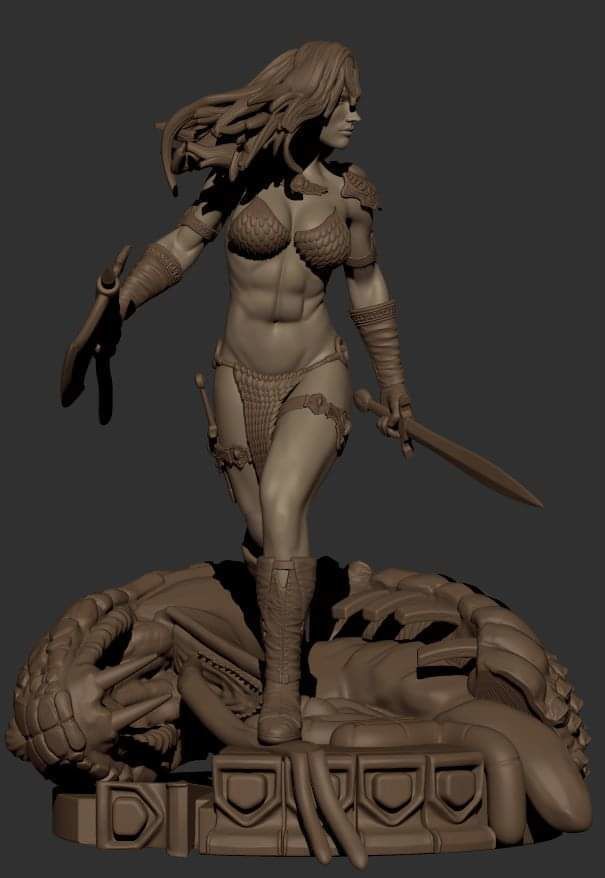 Fan Art - Red Sonja 3D print model_6