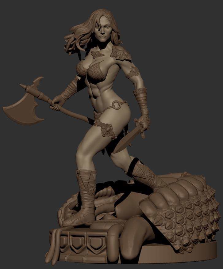 Fan Art - Red Sonja 3D print model_7