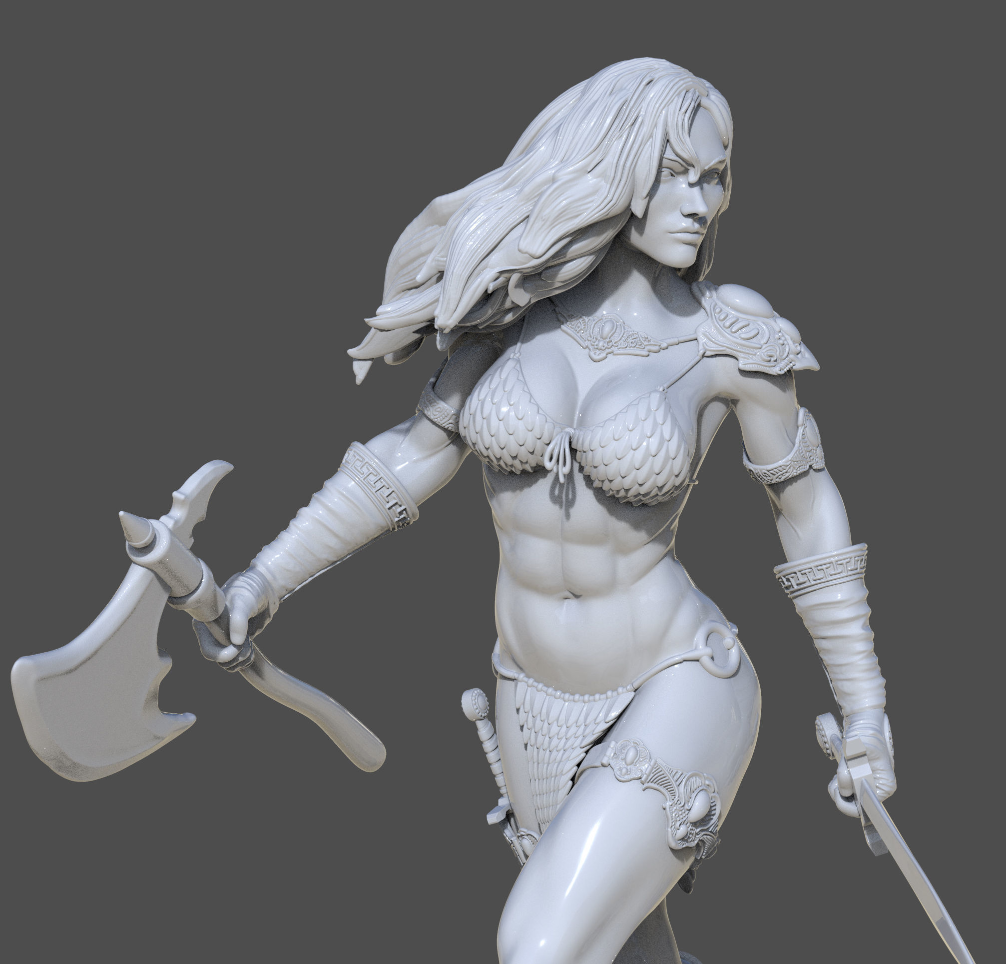 Fan Art - Red Sonja 3D print model_3