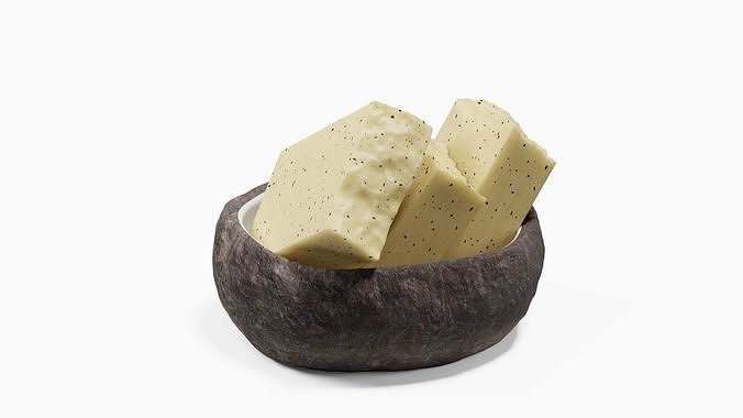 Natural Soap set 3D model