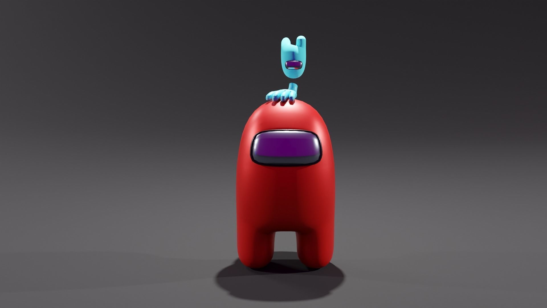 AMONG US RIGGED PACK Low-poly 3D model_2