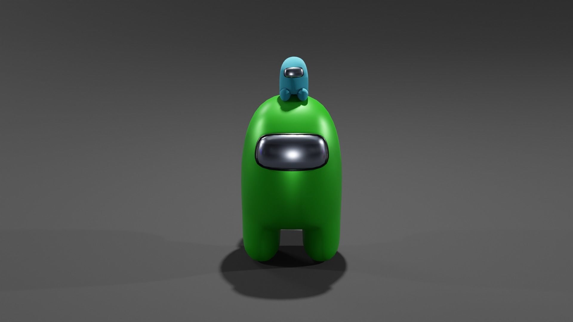 AMONG US RIGGED PACK Low-poly 3D model_11