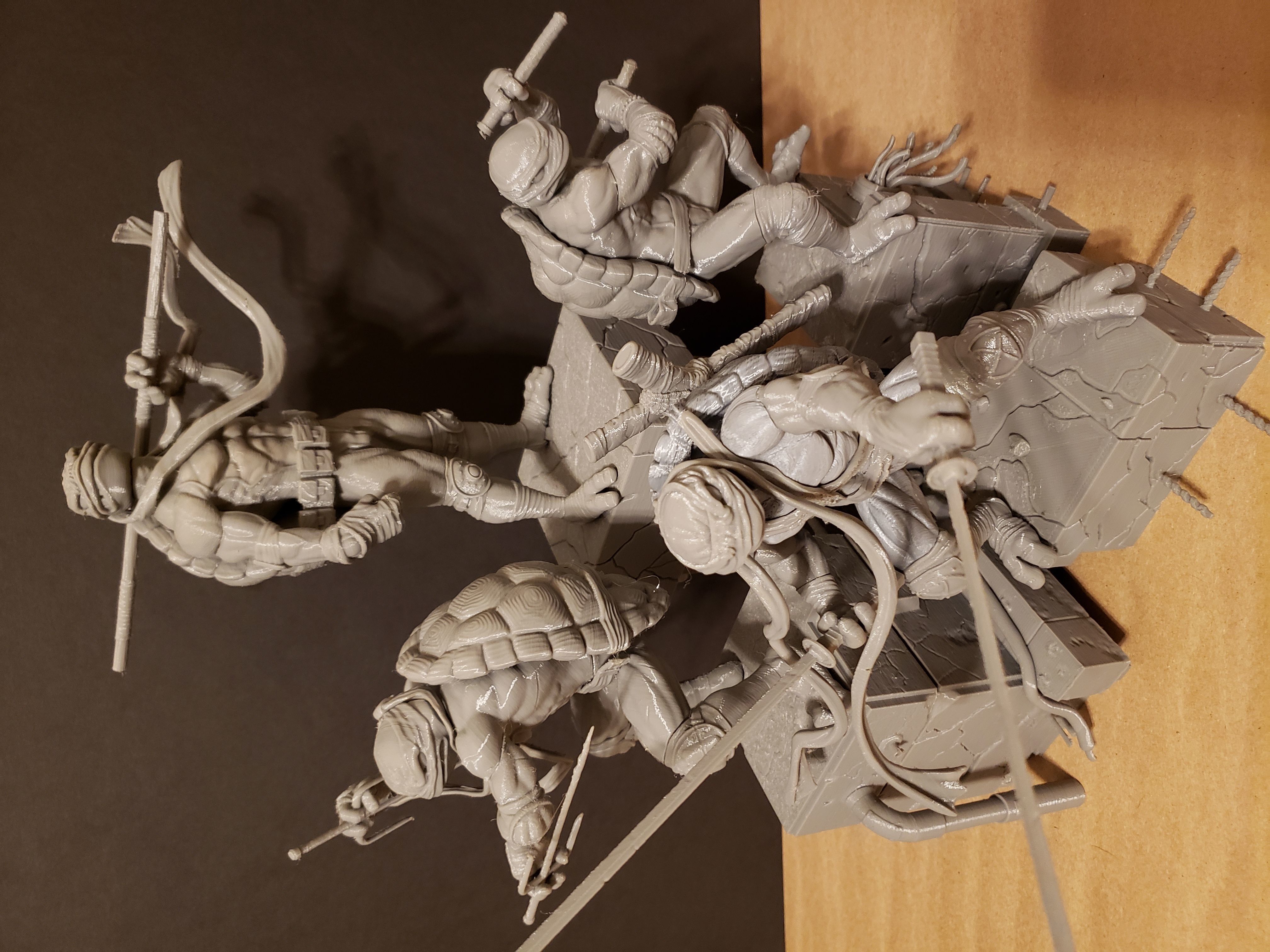 Fan Art - TMNT Diorama Set 3D print model_7