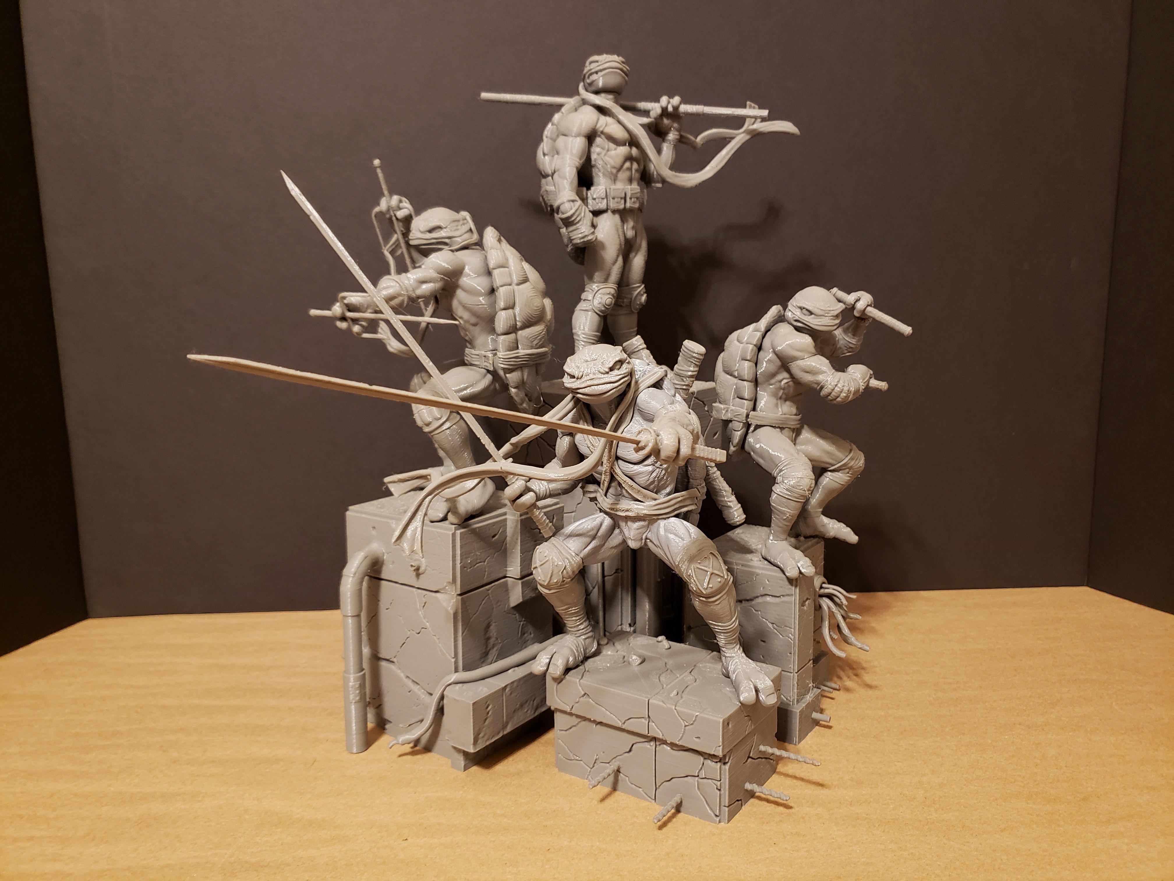 Fan Art - TMNT Diorama Set 3D print model_9