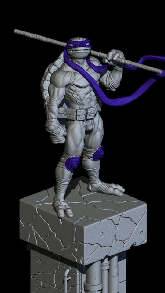 Fan Art - TMNT Diorama Set 3D print model_5