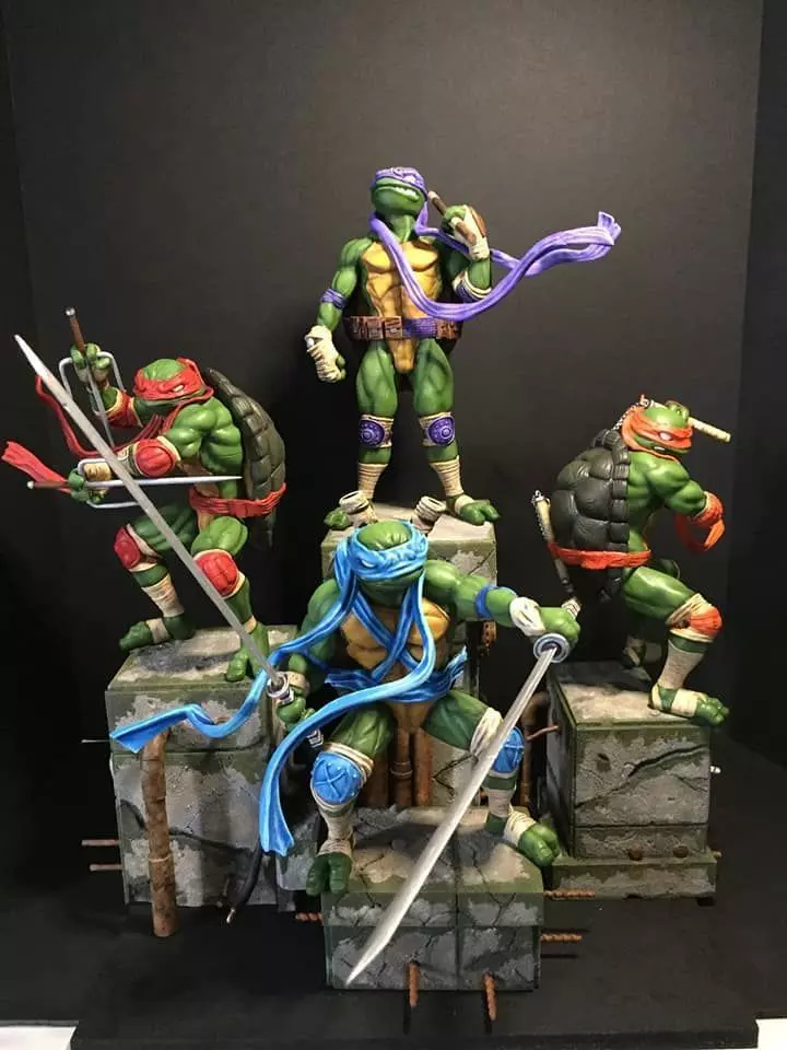 Fan Art - TMNT Diorama Set 3D print model_0