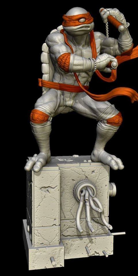 Fan Art - TMNT Diorama Set 3D print model_6