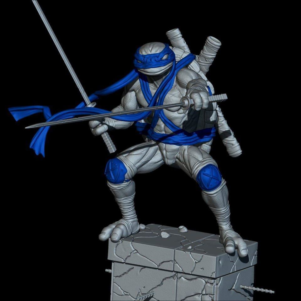 Fan Art - TMNT Diorama Set 3D print model_3