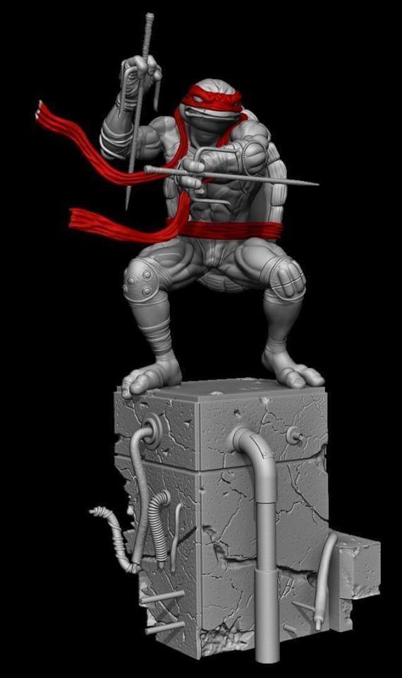 Fan Art - TMNT Diorama Set 3D print model_4