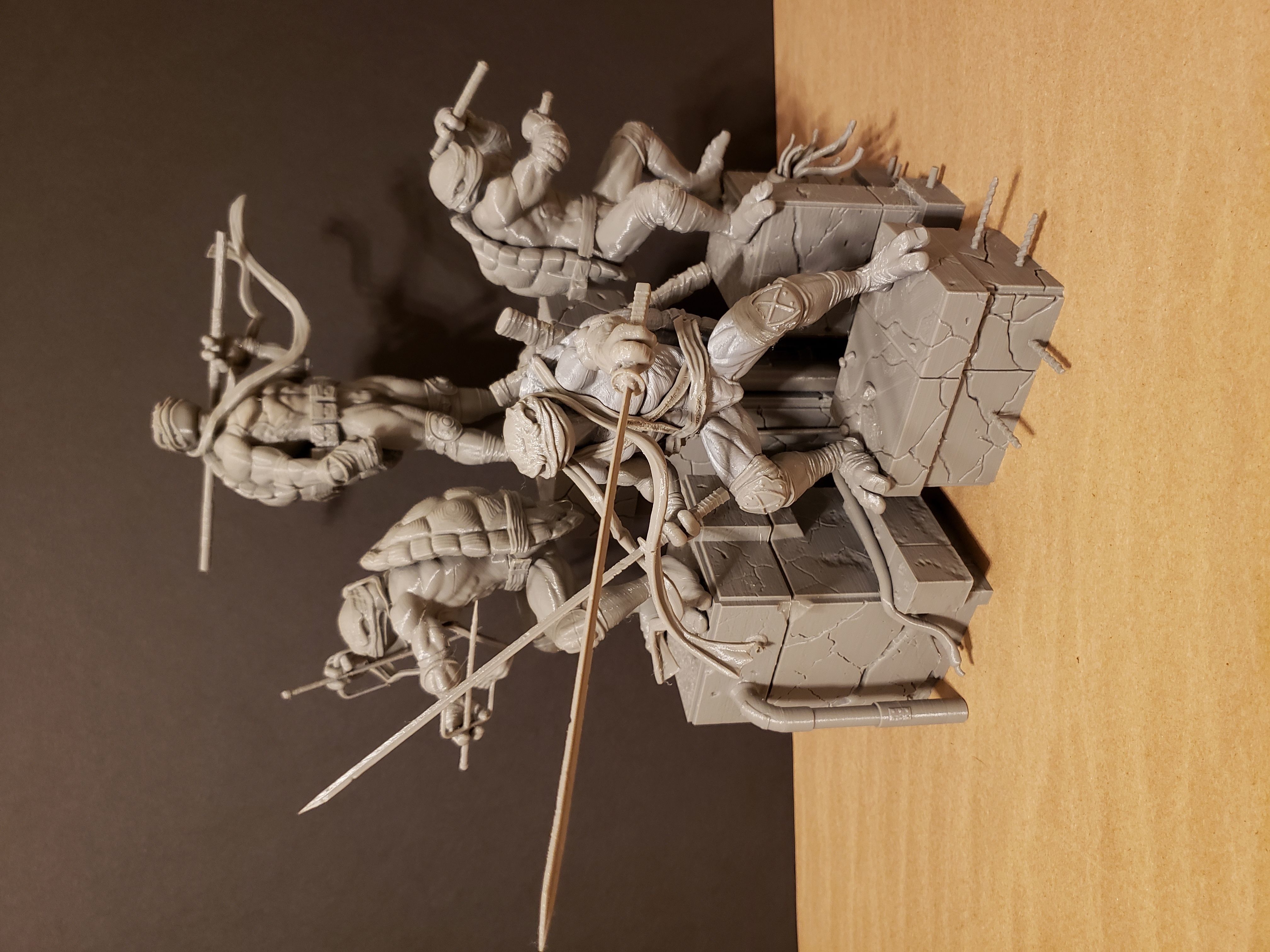 Fan Art - TMNT Diorama Set 3D print model_8