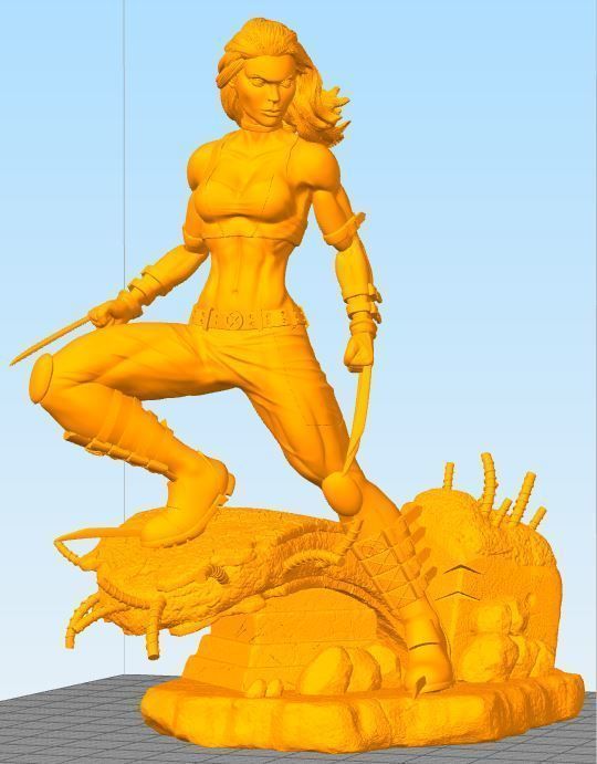 Fan Art - Laura Kinney - X23 3D print model_8