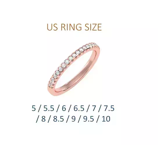 Women band ring 3dm 10size stl render detail  3D print model