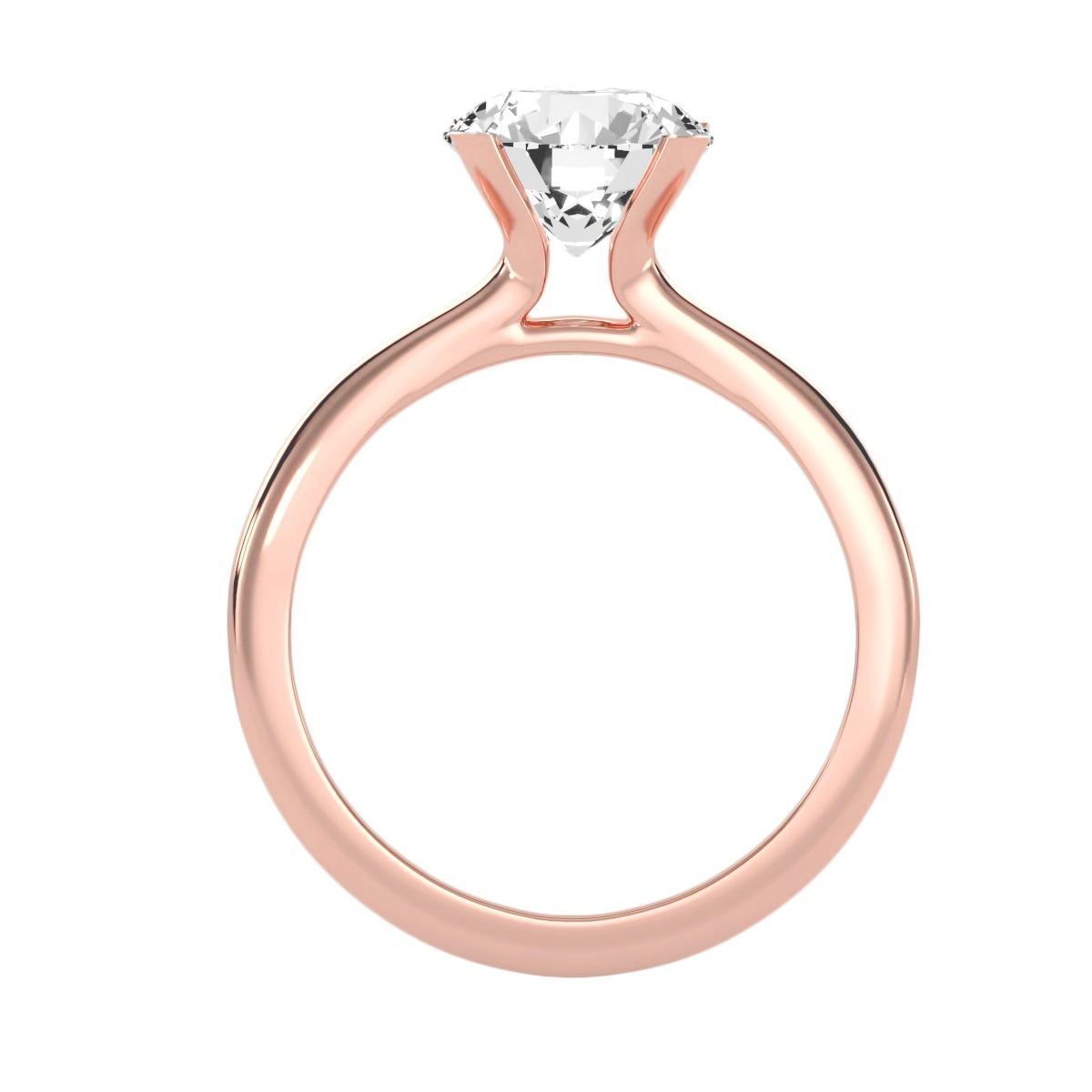 Women solitaire ring 3dm 10size stl render detail  3D print model_14
