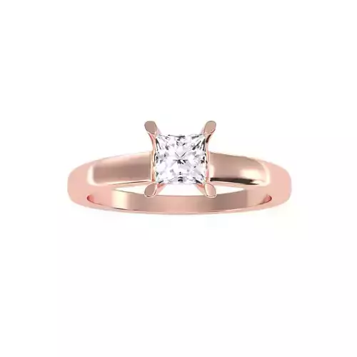 Women solitaire ring 3dm 10size stl render detail 