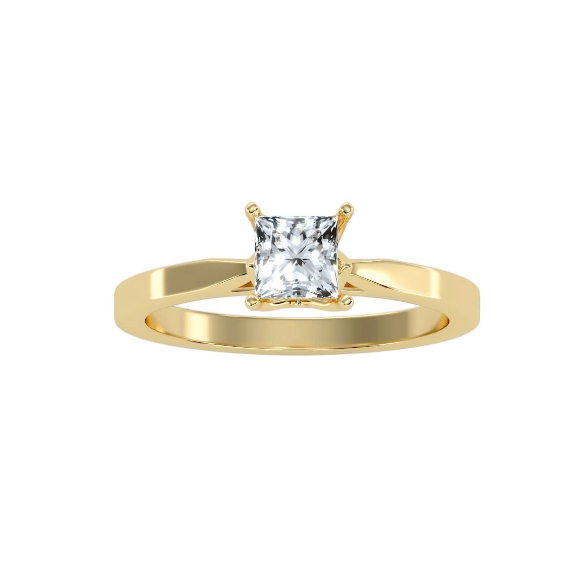 Women solitaire ring 3dm 10size stl render detail 3D print model_22