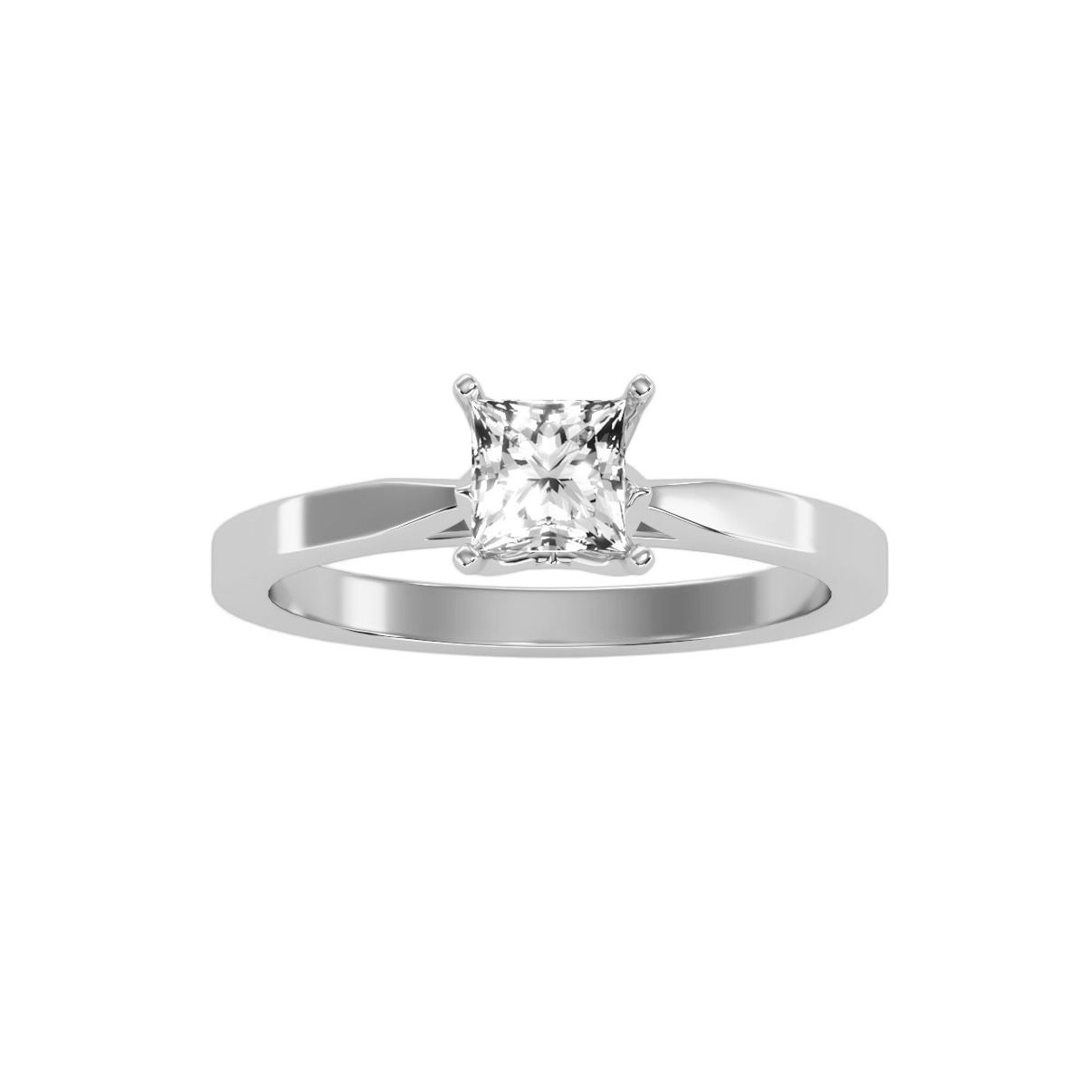 Women solitaire ring 3dm 10size stl render detail 3D print model_18