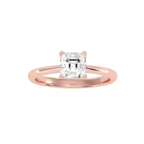 Women solitaire ring 3dm 10size stl render detail 