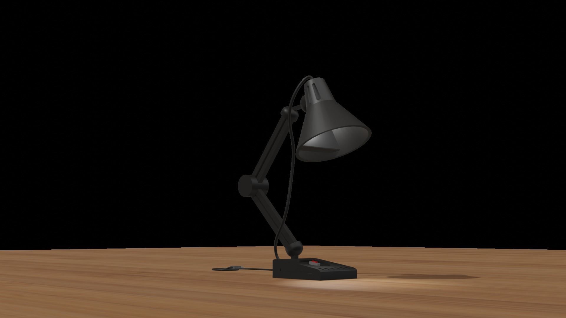 Stand Lamp 3D model_1