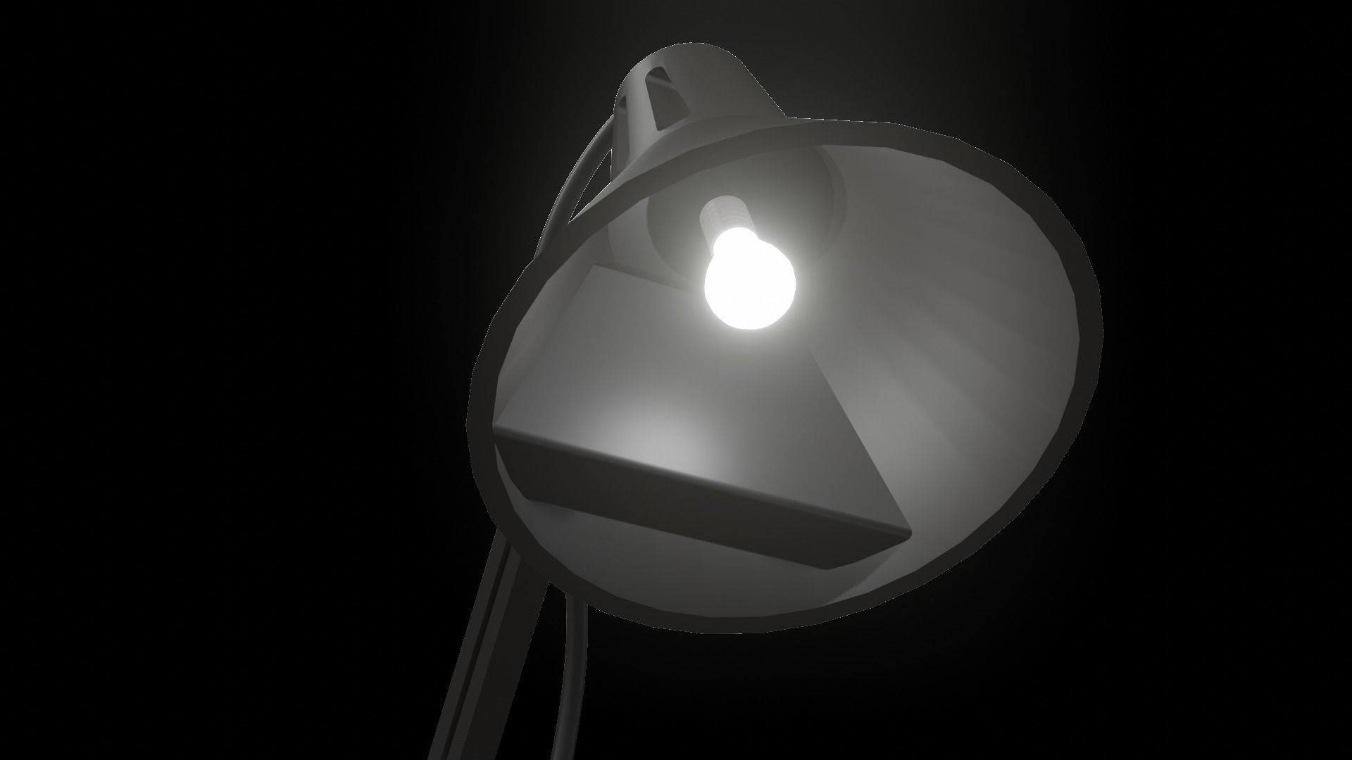 Stand Lamp 3D model_3