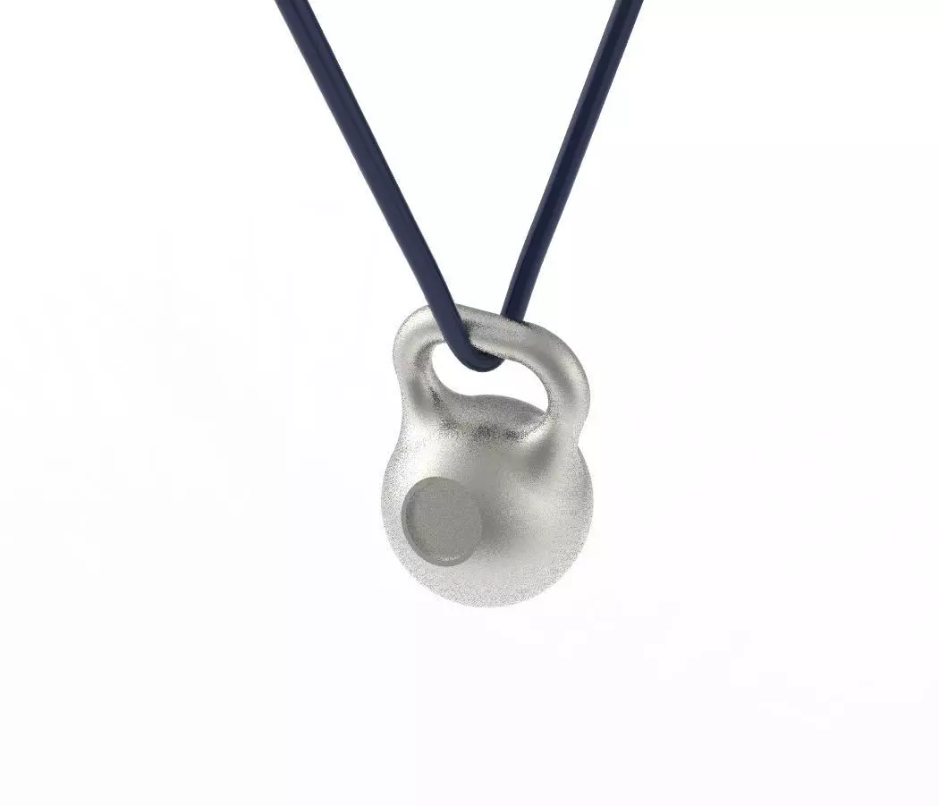weight kettlebell necklace 3D print model