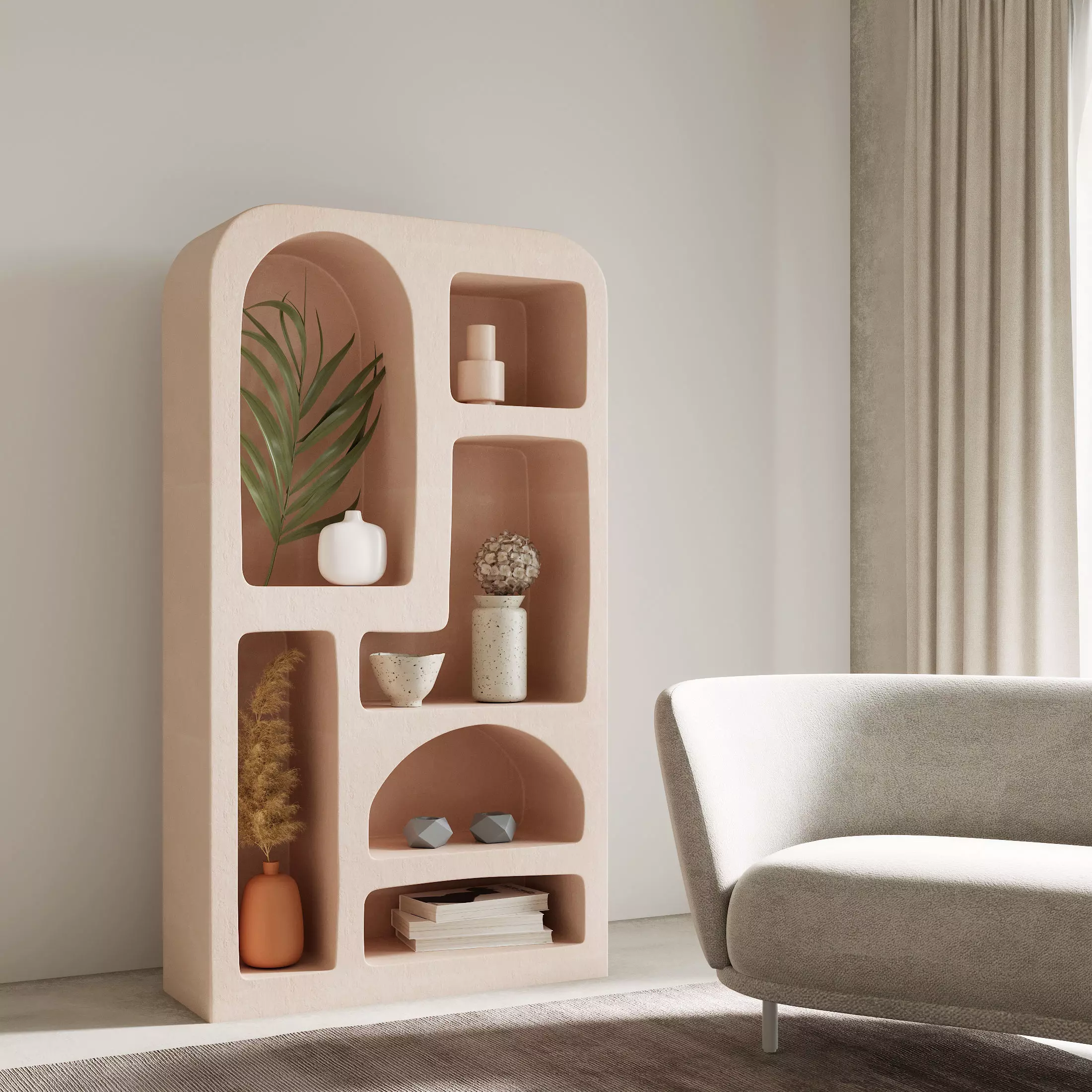 Isobel Bookshelf 3D model_0