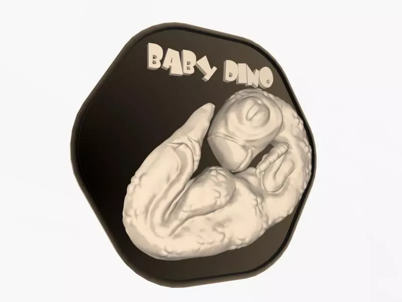 Baby Dino 3D print model
