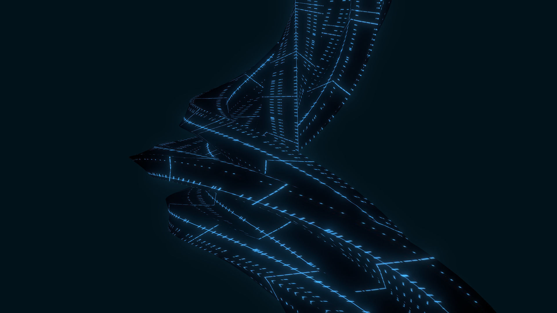 Sci Fi Tower 3 3D model_2